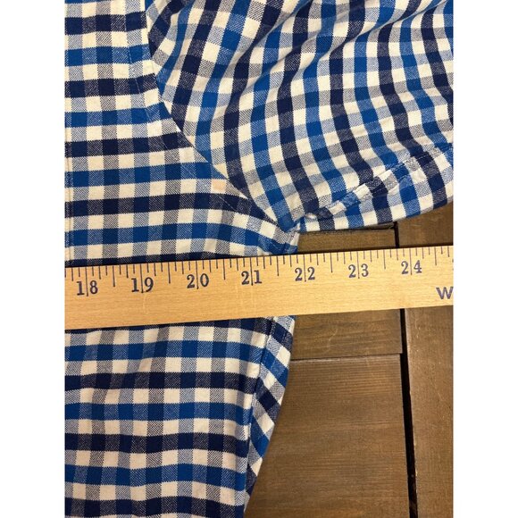 Charles Tyrwhitt Weekend Slim Fit Blue & White Checkered Shirt M - Picture 5 of 5